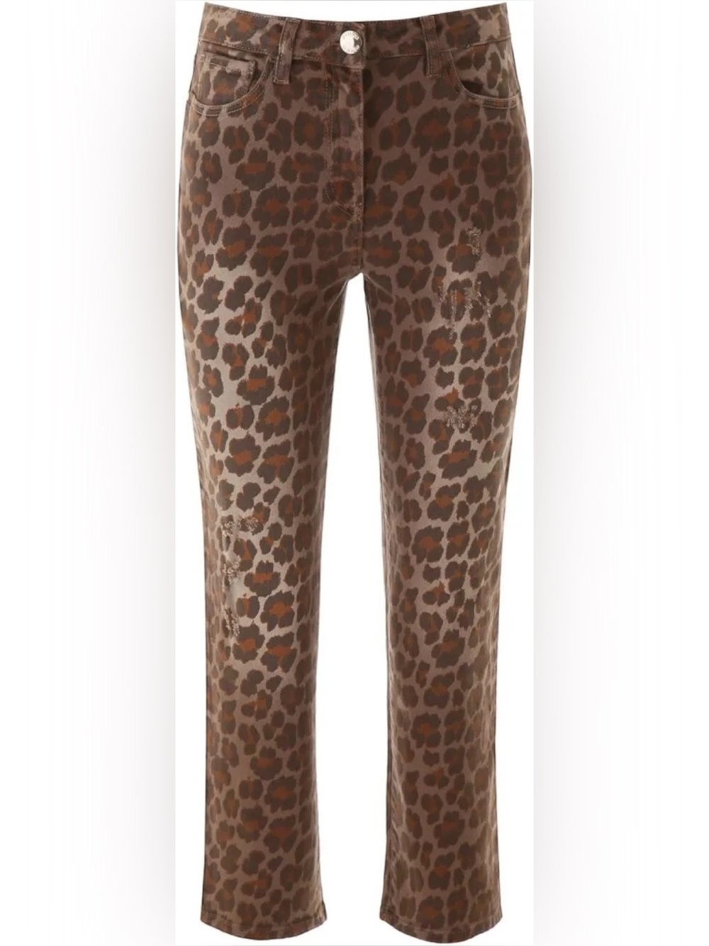 NEW PINKO Leopard Sandy Jeans